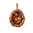 thumbnail image 1 of Pxyqht Animal Theme Print Acrylic Christmas Hanging Trinket Light Weight Pendant Tree Wreath Wall Ornament For Household Indoor Xmas Party Interior Styling, 1 of 5