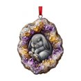 thumbnail image 1 of Pxyqht Animal Theme Print Acrylic Christmas Hanging Trinket Light Weight Pendant Tree Wreath Wall Ornament For Household Indoor Xmas Party Interior Styling, 1 of 6