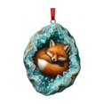 thumbnail image 1 of Pxyqht Animal Theme Print Acrylic Christmas Hanging Trinket Light Weight Pendant Tree Wreath Wall Ornament For Household Indoor Xmas Party Interior Styling, 1 of 5