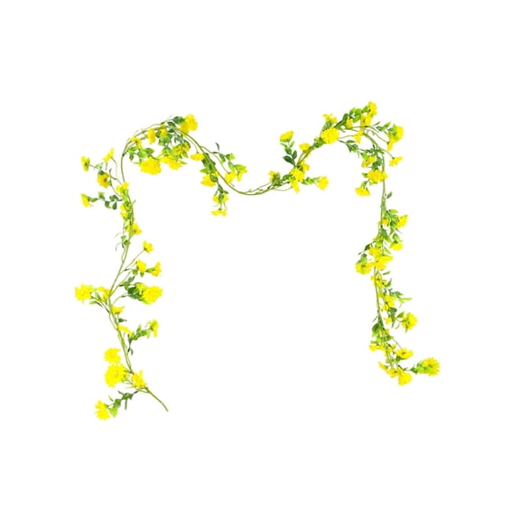 Pxyqht Artificial Flower Vines for Home Decor Stylish Plastic Rattan Indoor Ceiling Decoration Faux Vines for Weddings Living Rooms Corporate Events Low Maintenance