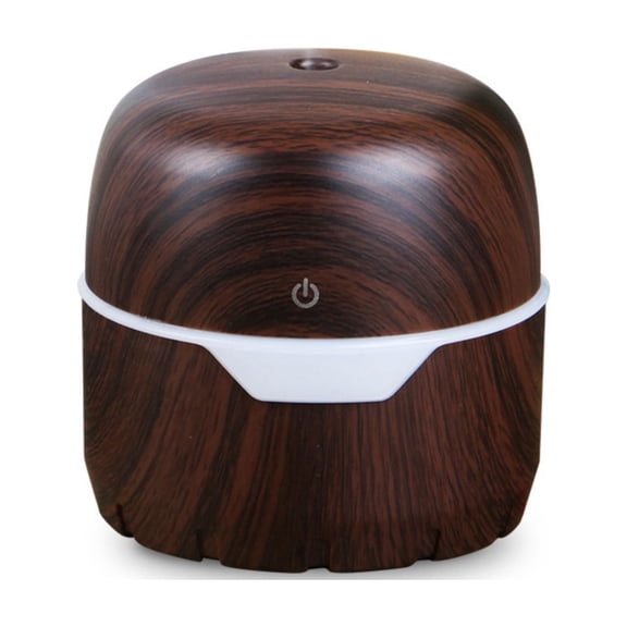 Pxyqht Box Shaped Wood Grain Aroma Humidifier Oil Diffuser Silent Air Moisturizer for Home and Bedroom Ideal for Daily Use and Comfort
