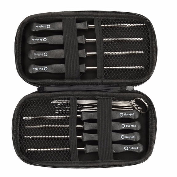 Pxyqht Carburetor Adjustment Tool Set 8 Pieces Engine Repair Tools with Cleaning Kit and Carrying Case for 2 Cycle Small Engine Maintenance