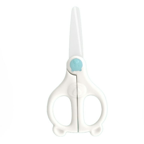 Pxyqht Ceramic Scissors, Portable Ceramic Scissors, Lightweight Kitchen Tool, Safe Food Cutting Scissors, Easy to Clean Scissors for Cooking Use