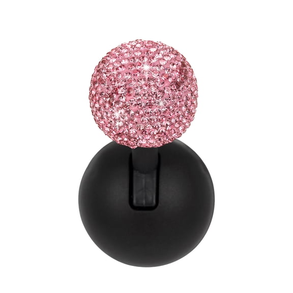 Pxyqht Diamond-Encrusted Push to Start Button Rocker for Cars Ergonomic Decorative Start Lever Automotive Interior Upgrade Easy Installation Universal Fit