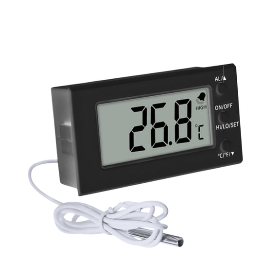 Pxyqht Digital Cooking Probe Thermometer Instant Read Waterproof BBQ Grilling Alarm High Low Temperature Monitor for Kitchen Oven Baking Cooking