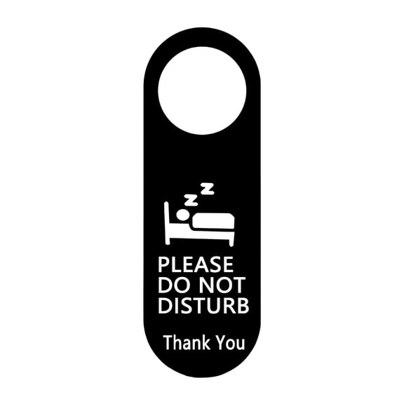 Pxyqht Do Not Disturb Sign for Hotels and Offices Durable Easy Installation Communication Tool Modern Design Versatile Use for Meetings and Relaxation