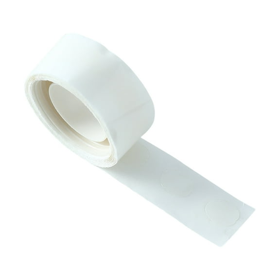 Pxyqht Double Sided Polka Dots Glue Stickers, 100 Pieces Removable Tape for Party Decorations, Scrapbooking, and Crafts