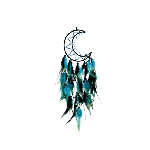 Pxyqht Dreamcatcher Car Pendant, Crystal Dream Net, Peacock Feather Decoration, Spiritual Car Accessories, Unique Gift for Car Owners