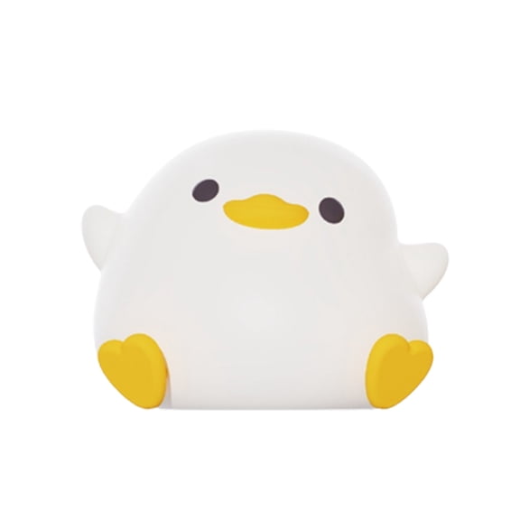 Pxyqht Ducks Night Light LED Silica Gel Bedside Lamp with Adjustable Brightness USB Rechargeable for Bedroom Decoration and Soothing Sleep Ideal Gift for Kids and Adults