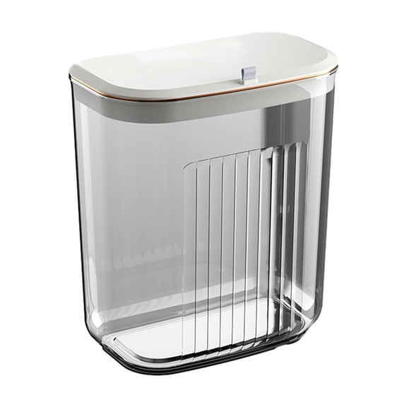Pxyqht Extra Large Clothes Storage Basket with Lid,Waterproof Laundry Hamper for Bathroom and Closet,No-Punch Hanging Design for Space Saving and Versatile Use