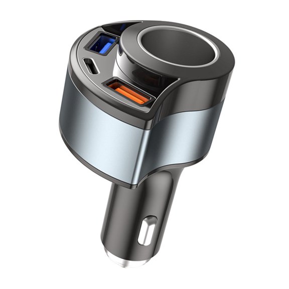 Pxyqht Fast Charging Car Charger USB PD Cigarettes Lighter Splitter 30W 25W Dual Output Multi-Protection for GPS Dashcam Vacuum Cleaner Trucks Off-Road Vehicles
