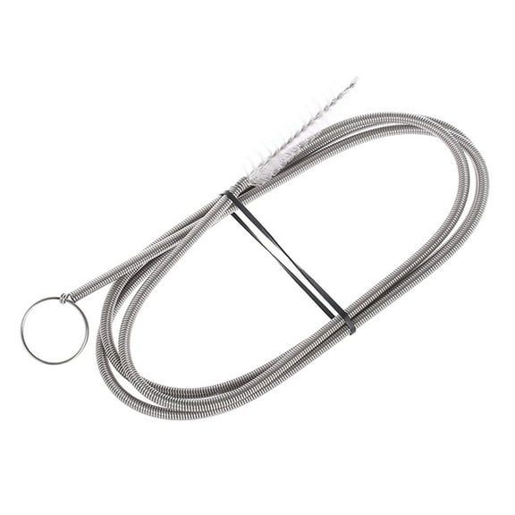 Pxyqht Galvanized Spring Tube Unclogger, Refrigerator Drain Cleaning Tool, Versatile Dredging Tool, Ideal for Home and Outdoor Use