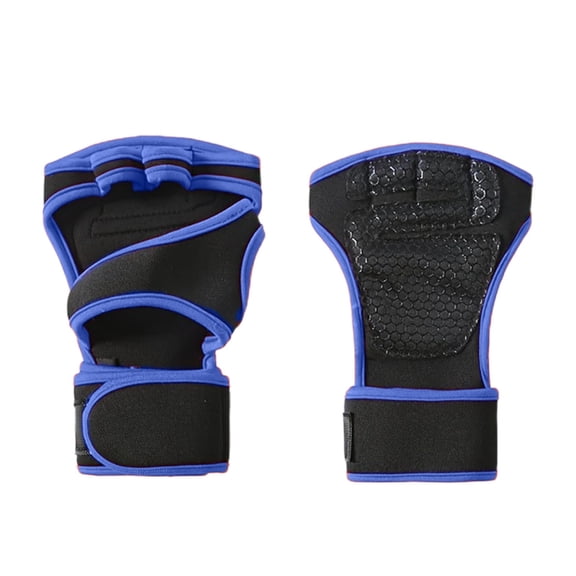 Pxyqht Half Finger Workout Gloves for Men and Women Weight Lifting Gym Gloves Callus Protection Wrist Support for Cycling Cross Training Powerlifting Fitness