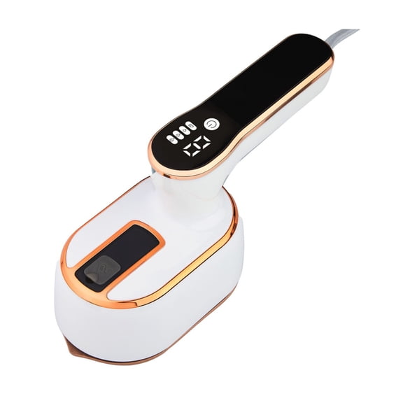 Pxyqht Handheld Steam Iron Portable Travel Iron with 3-Speed Settings Compact Design for Flat and Hanging Ironing with Supercharged Heating System and Ventilation Function