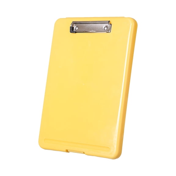 Pxyqht High Capacity Storage Clipboard with Pen Heavy Duty Plastic Writable Folder for Nursing Teacher Office Use with Multi-Functional Compartments and Secure Closure