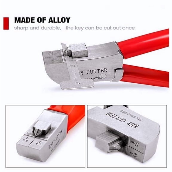 Pxyqht Key Cutter Tool for Locksmiths Alloy Key Cutting Pliers Multi-Purpose Auto Motorcycle Door Keys Cutting Tool