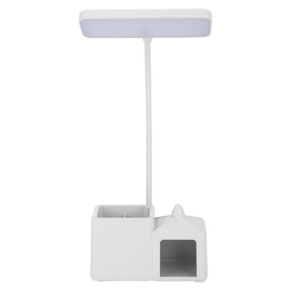 Pxyqht LED Desk Lamp with USB Rechargeable Battery Eye-Caring Study Light Flexible Gooseneck for Home Office Kids Book Reading Light 3 Modes Dimmable Charging Desk Light