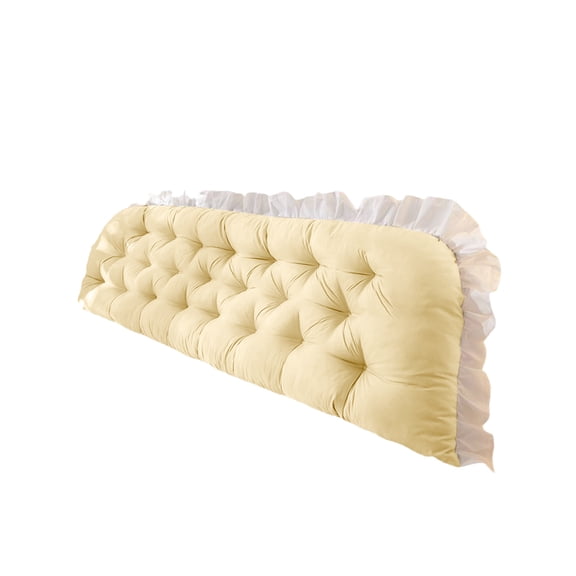 Pxyqht Large Bedside Back Cushion Soft Fabric Backrest for Sofa and Chair Home Decor Multifunctional Comfort Support Accessory