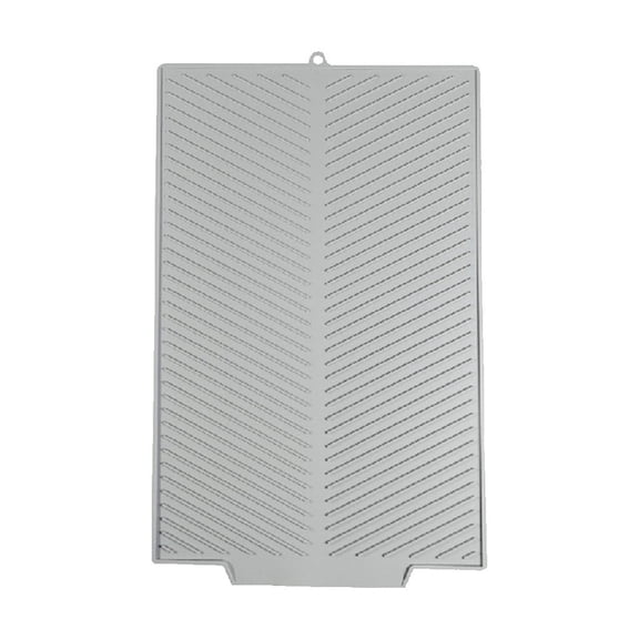 Pxyqht Large Kitchen Sink Drainage Pad Silica Gel Non-Slip Insulation Mat for Drying Dishes Cooking Prep Cabinet Sink Protection Easy to Clean and Store
