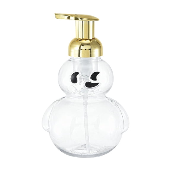 Pxyqht Lathering Foam Bottle Dispenser for Shampoo Body Wash Liquid Soap Durable PET Pump Container for Home Bathroom Kitchen Cute Animal Design