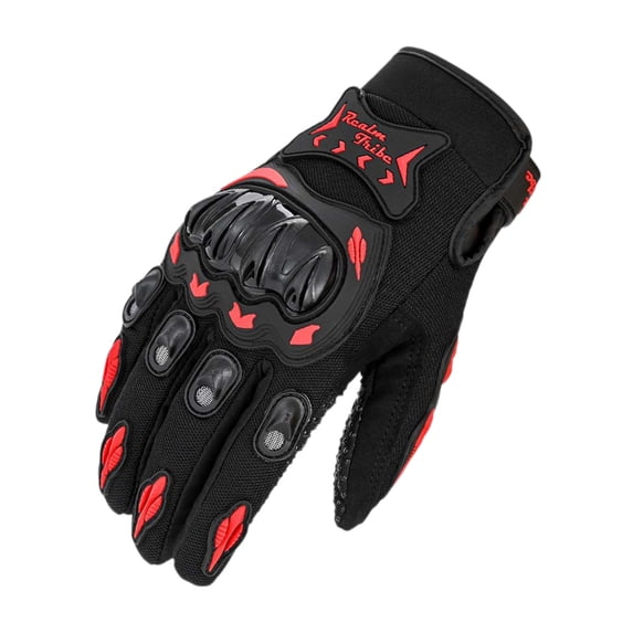 Pxyqht Motorcycle Riding Gloves for Racing and Motocross,Durable Nylon Material with Protective Padding for Enhanced Grip and Control, Suitable for Various Riding Conditions
