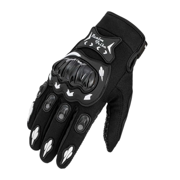 Pxyqht Motorcycle Riding Gloves for Racing and Motocross,Durable Nylon Material with Protective Padding for Enhanced Grip and Control, Suitable for Various Riding Conditions