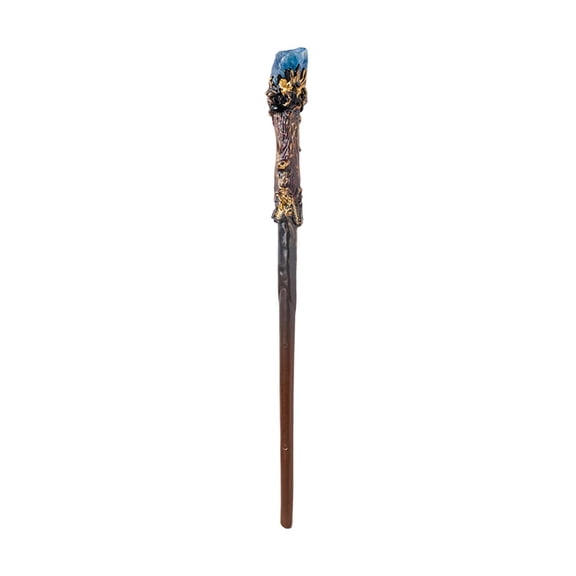 Pxyqht Natural Crystal Magic Scepter - Handmade Retro Wand with Distinctive Texture - Exquisite Decorative Stick for Home and Collection - Multi-Scene Accessory