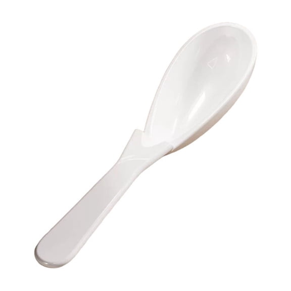 Pxyqht Non-Slip Long Handle Soup Spoon Set - Food Grade Plastic Asian Ramen Spoons with Notch for Convenient Cooking and Dining