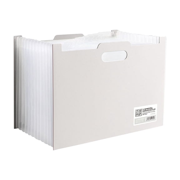Pxyqht Portable Accordion File Organizer with 13 Pockets Expandable Monthly Billing Receipt Manager for School Office Use,Ideal for Organizing Documents, Bills, and Recipes