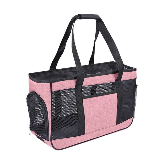 Pxyqht Portable Pet Carrier Bag Soft Mesh Travel Bag for Small Pets Under 13lb Breathable Design Lightweight and Ventilated Ideal for Shopping Walking and Traveling