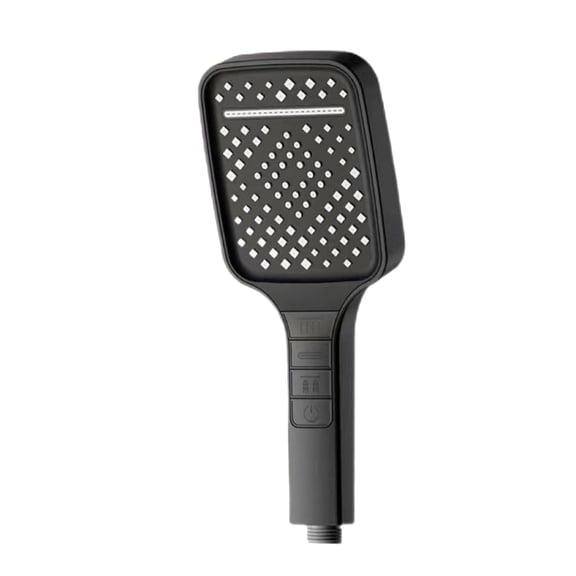 Pxyqht Pressurized Shower Head High-Pressure Showerhead Bathroom Spa Rain Showerhead with Multi-Position Spray Modes Durable Plastic Water Saving Shower Device