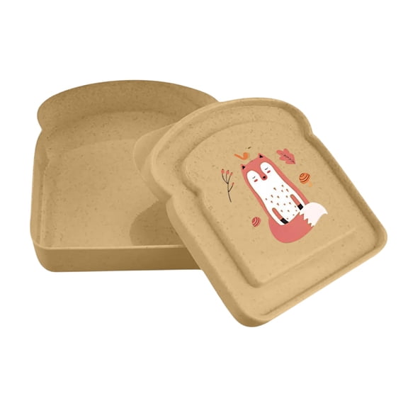 Pxyqht Sandwich Lunch Box for sons and Adults - Durable Microwave and Dishwasher Safe Storage Container for Hot Rice and Meals - Ideal for School and Travel