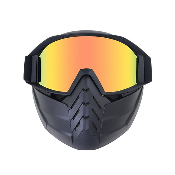 Pxyqht Snow Mask Ski Goggles for Outdoor Activities Multi-functional Face Protection with Adjustable Straps and Breathable Material for Cold Weather Comfort