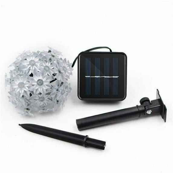 Pxyqht Solar Garden String Lights, 50 LED Cherry Lights, Waterproof Outdoor Decoration, Ideal for Parties, Weddings, Christmas, and Home Decor