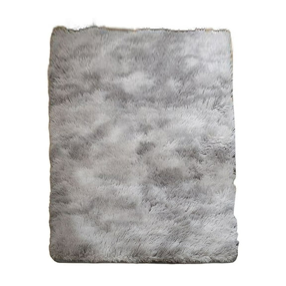 Pxyqht Super Soft Furry Carpet, Non Slip Faux Pelt Mat, Tie Dye Indoor Rug, Durable Home Decor, Ideal for Living Room and Bedroom