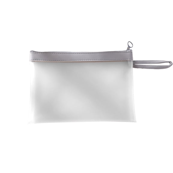 Pxyqht TPU Waterproof File Bag - Portable Zipper Document Pouch for Office Supplies, School Papers, and Travel Organization - Versatile Storage Solution for Home and Office Use