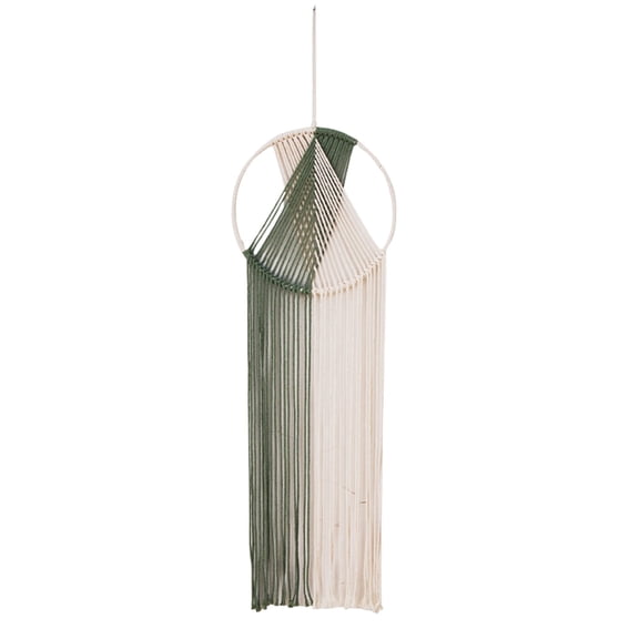 Pxyqht Thread Woven Tassel Tapestry Modern Wall Decor for Apartment Dorm Living Room Bedroom Macrame Handmade