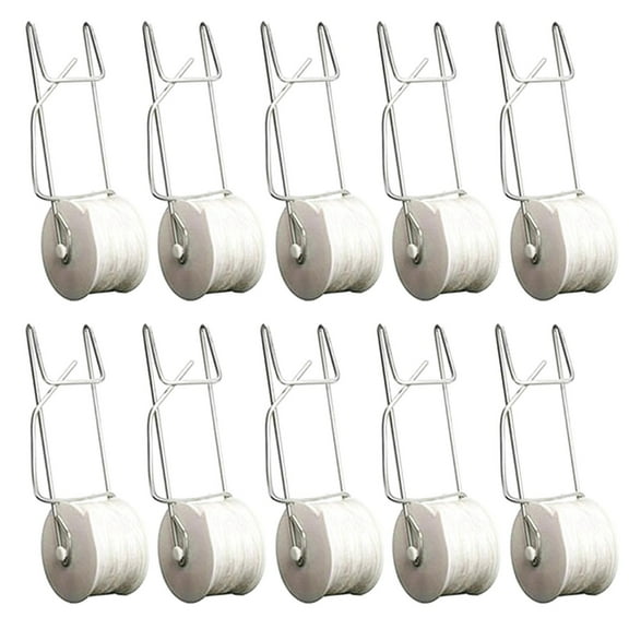 Pxyqht Tomato Support Clips Plant Hook for Vegetable Garden Galvanized Steel Heavy-Duty Hanging System Perfect for Tomatoes Cucumbers Beans Melons and More