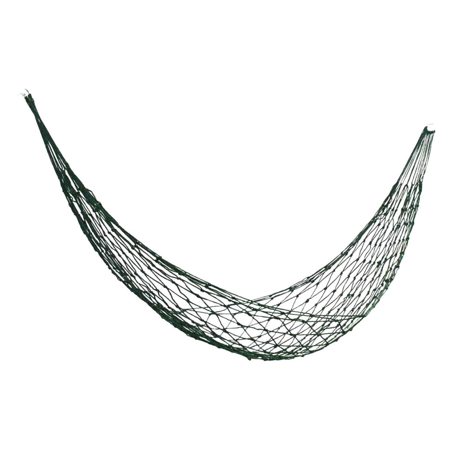 Pxyqht Travel Hammock Outdoor Nylon Camping Bed Lightweight Portable Mesh Sleeping Sling for Garden Beach Hiking Trekking Relaxation