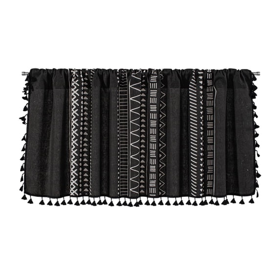 Pxyqht Valance Curtains for Kitchen Light Blocking Short Rod Pocket Curtain Panels Small Window Bathroom and Basement Energy Efficient Easy to Clean