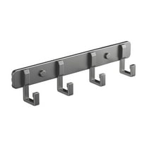 Pxyqht Wall Mounted Clothes Hook, No Drilling Hook, Aluminum Alloy Bathroom Hook, Adhesive Hat Hook, Ideal for Home Organization