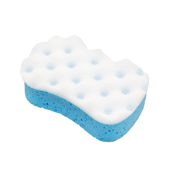Pxyqht Wave Bath Sponge for youth Soft and Elastic Multi-Functional Cleaning Wipe with Rich Foam and Double-Sided Design for Gentle and Exfoliating Bathing