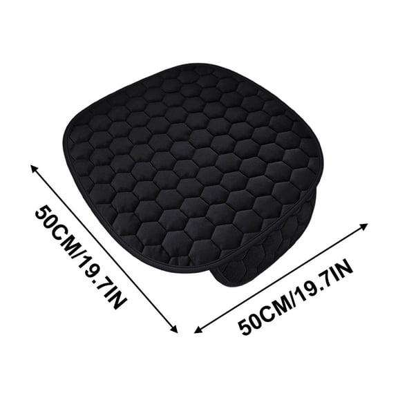 Pxyqht Winter Plush Car Seat Cushion Non-Slip Warm Cushion for Comfortable Driving Versatile Use for Cars Trucks SUVs Ideal for Daily Use and Road Trips