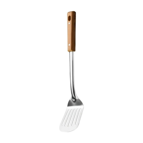 Pxyqht Wok Spatula Stainless Steel Extra Long Handle Cooking Tool Heavy Duty Metal Utensil for Carbon Steel Wok Perfect for Asian Cooking and Home Kitchen