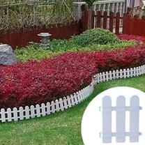 Pxyqht Yard Fence, Mini Fence, Garden Fence, Home Fence, Flower Bed Edging, Ideal for Borders, Pathways, Lawn Decoration