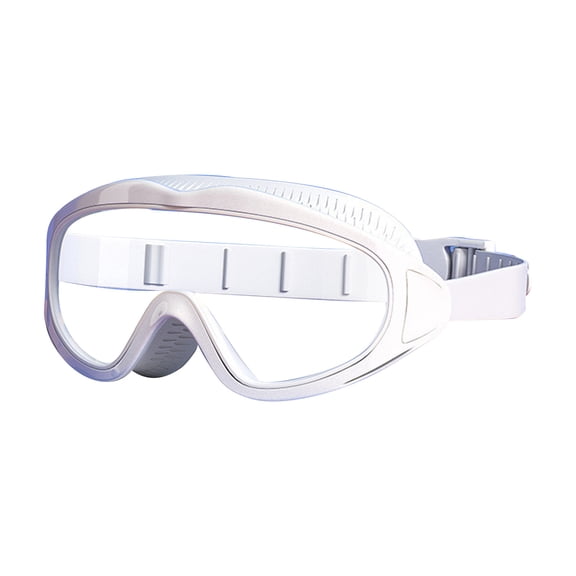 Pxyqht sonss Swimming Goggles Adjustable Swim Caps Waterproof Diving Goggles for sons Age 6-14 with 180-Degree Panoramic View Comfortable Flexible Frame