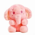 thumbnail image 1 of Pyaiiner 12Inch Sweetly Elephant Pink Stuffed Animal Fluffy Soft Velvet Texture Stress Relief Plush Toy Cute Companion Throw Pillow Cuddly Toy Birthday Christmas Gift, 1 of 6