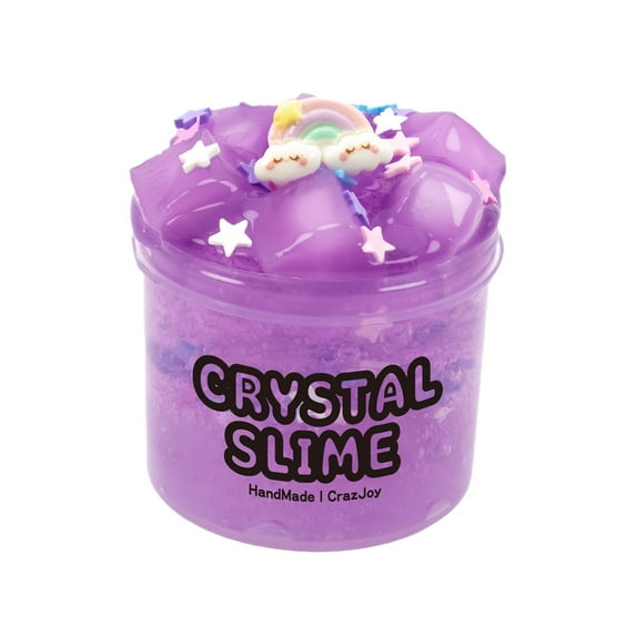 Pyaiiner 2.8oz Fruit Crystal Slime Color Clay DIY Pull Noodle Mud Creative Handmade Sensory Art Craft Kit for Fun Activity