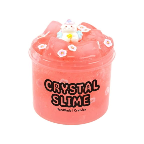 Pyaiiner 2.8oz Fruit Crystal Slime Color Clay DIY Pull Noodle Mud Creative Handmade Sensory Art Craft Kit for Fun Activity