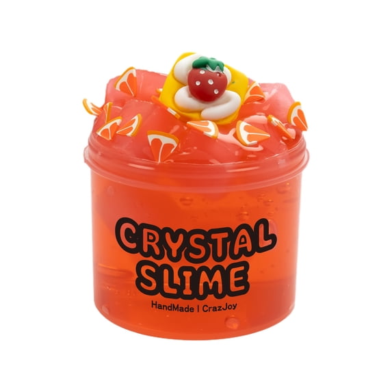 Pyaiiner 2.8oz Fruit Crystal Slime Color Clay DIY Pull Noodle Mud Creative Handmade Sensory Art Craft Kit for Fun Activity